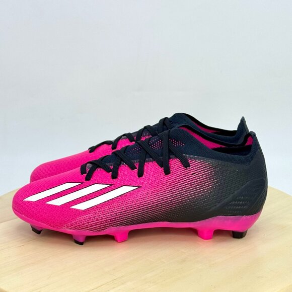 Adidas Pink Black SpeedPortal.3 Firm Ground Soccer Football Cleat Size M8/W9 NEW - Picture 4 of 11